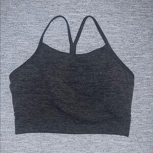 Heather Gray Sports Bra for Women